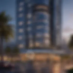 Stunning exterior view of Paramount Hotel Business Bay