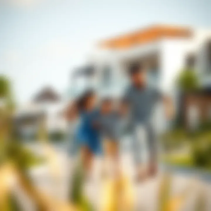 A family enjoying a vibrant lifestyle in Point West