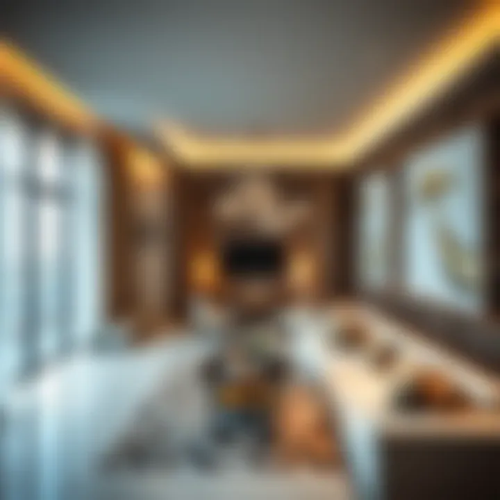 Inside Rayyan Tower: Elegant Living Spaces Luxurious interior of a Rayyan Tower apartment
