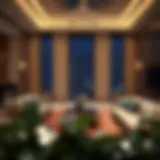 Luxurious living room at Savoy Suites Dubai