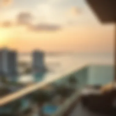 Stunning view from a Shoreline 7 balcony