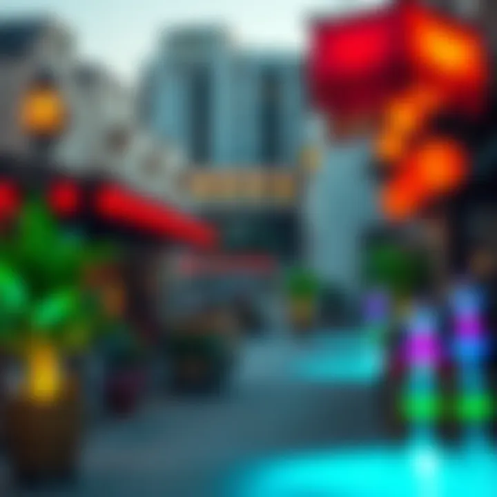 Vibrant cultural scene surrounding Feels Jumeirah