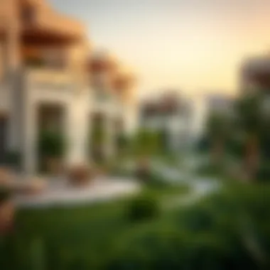 Serene residential landscape of Feels Jumeirah