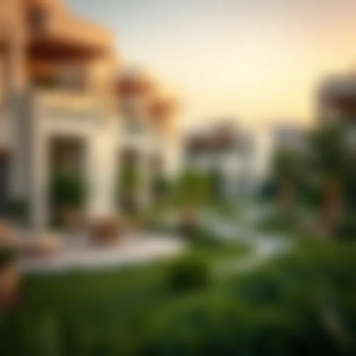 Serene residential landscape of Feels Jumeirah