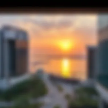 Breathtaking Views from Wasl Port Views Building 2 Scenic views from the balconies of Wasl Port Views Building 2