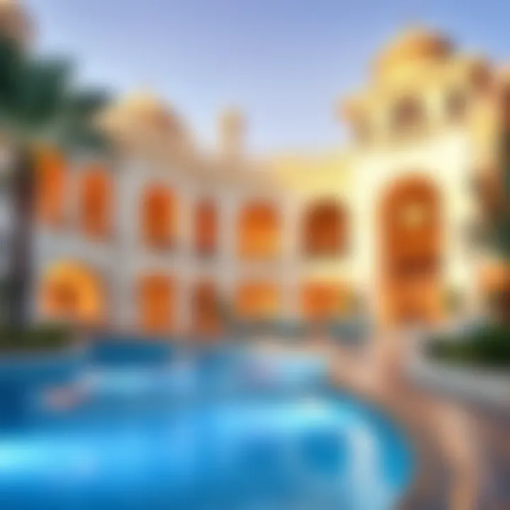 Stunning architecture of Dubai Liwan residences