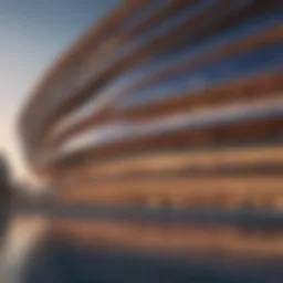 Stunning architecture of Dubai Opera
