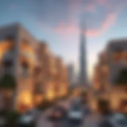 Stunning view of Dubai Skyview showcasing its architectural elegance