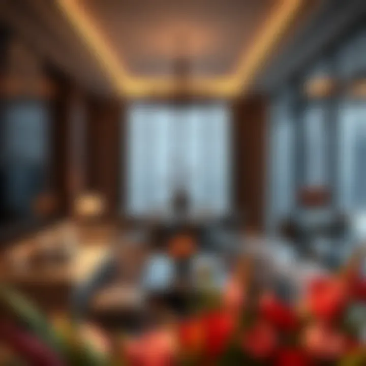 Luxurious interior design of a Flamingo Z2 apartment