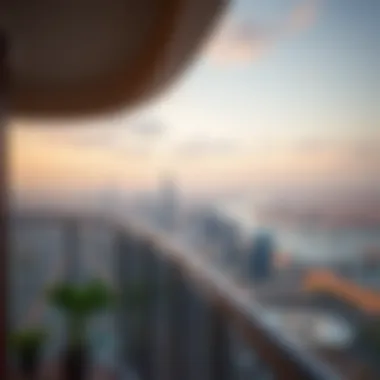 Breathtaking views from the Flamingo Z2 Tower balcony