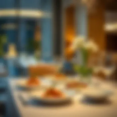 Gourmet Dining Experience at Golden Sands Hotel Apartments Gourmet dining experience at Golden Sands Hotel Apartments highlighting fine cuisine