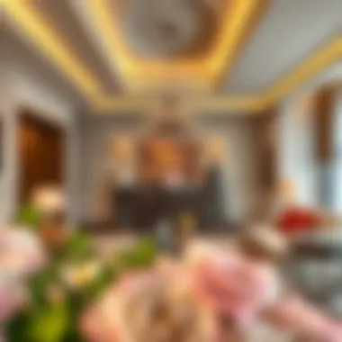 Luxurious Living Space Inside Golden Sands Hotel Apartments Luxurious living space inside Golden Sands Hotel Apartments with exquisite decor