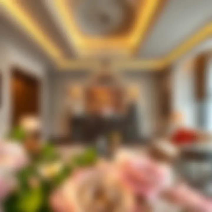 Luxurious Living Space Inside Golden Sands Hotel Apartments Luxurious living space inside Golden Sands Hotel Apartments with exquisite decor