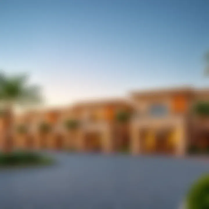 Stunning architectural design of residential villas on Al Marjan Island