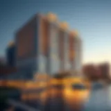 Stunning exterior view of Fairmont Abu Dhabi Marina showcasing its architectural brilliance