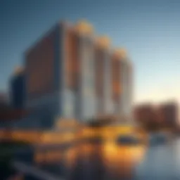 Stunning exterior view of Fairmont Abu Dhabi Marina showcasing its architectural brilliance