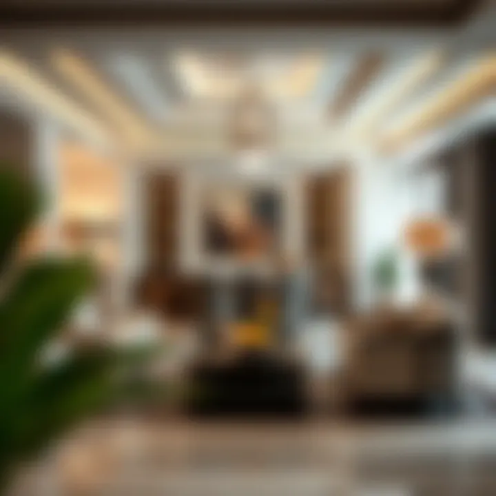 Luxurious living room interior featuring high-end furnishings