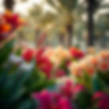 Diverse flora showcasing the beauty of Jebel Ali