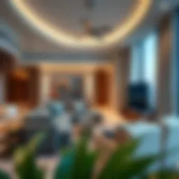 Luxurious interior design of a Gateway Residence apartment