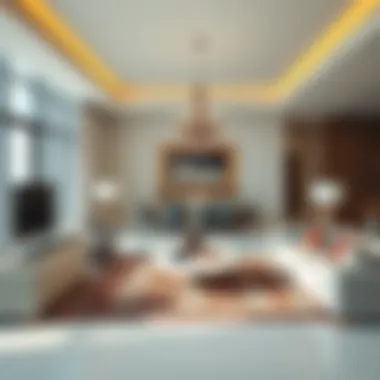 Opulent Living Space in Golden Sands Luxurious living space at Golden Sands Hotel Apartments