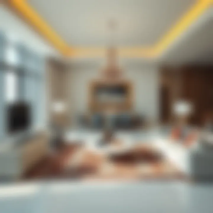 Opulent Living Space in Golden Sands Luxurious living space at Golden Sands Hotel Apartments