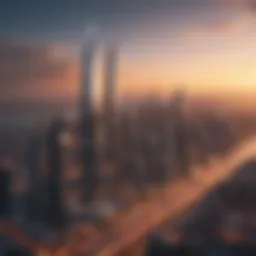 Stunning skyline view of Hamilton Dubai showcasing modern architecture