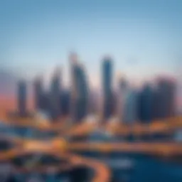 A stunning skyline view of Dubai's luxury buildings showcasing sustainable architecture.