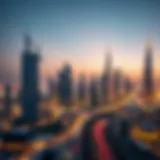 Luxurious skyline of Dubai showcasing investment potential