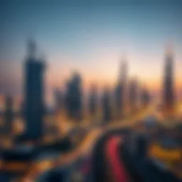 Luxurious skyline of Dubai showcasing investment potential
