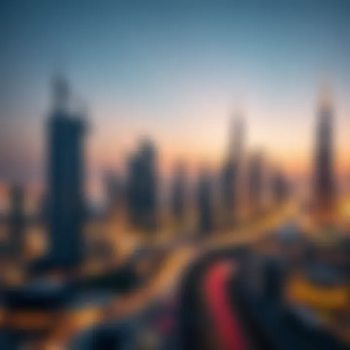 Luxurious skyline of Dubai showcasing investment potential
