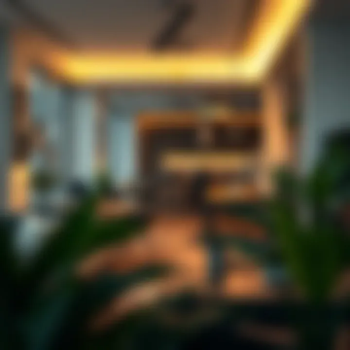 Innovative startup workspace highlighting entrepreneurial spirit