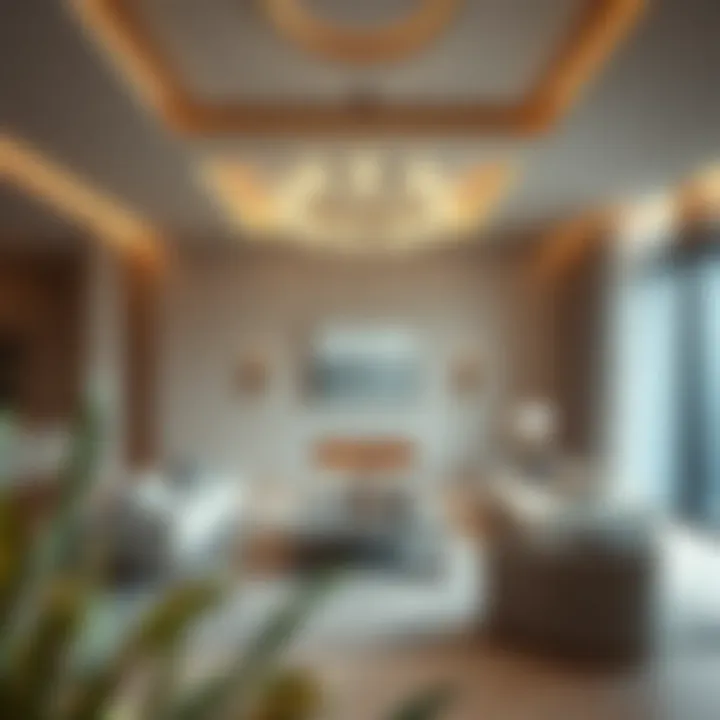 Elegant Living Space at Jood Residence Luxurious living room in Jood Residence Al Qusais