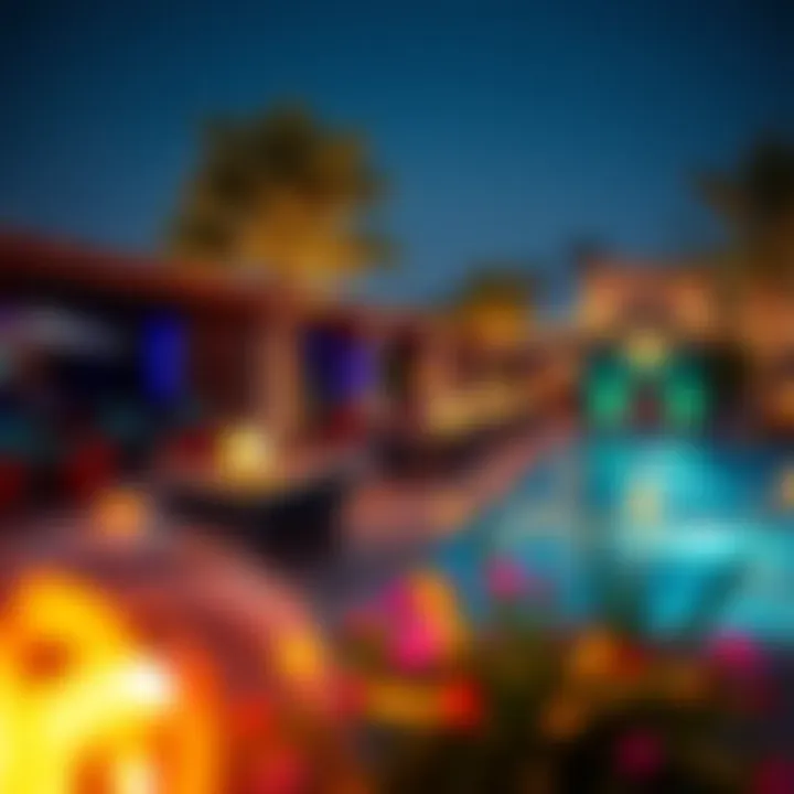 Vibrant outdoor amenities in Jumeirah Village Triangle