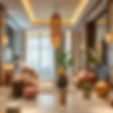 Cultural and Artistic Elements in Kempinski Hotel Dubai Palm Cultural and artistic elements displayed in Kempinski Hotel Dubai Palm's interior design