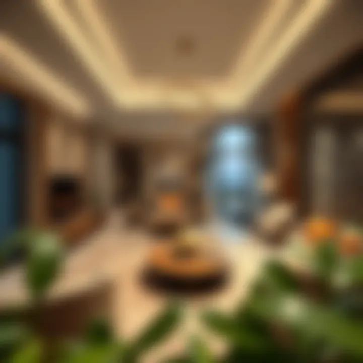Elegant Interior Design in Lamtara Interior of a lavish Lamtara residence