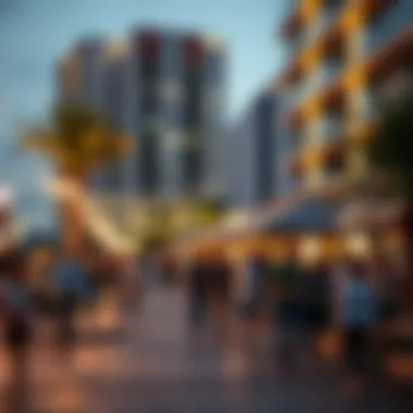 Vibrant community atmosphere surrounding Liv Residence Marina