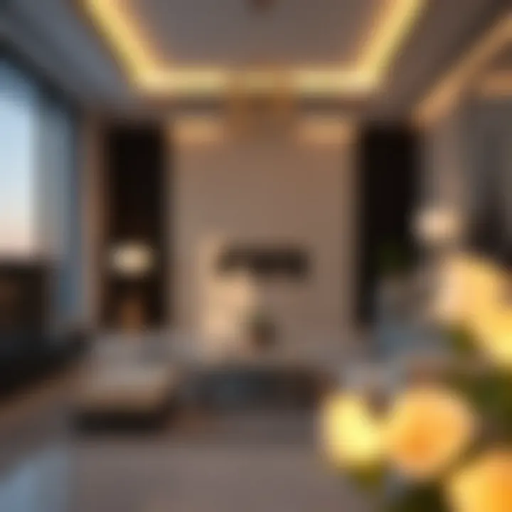 Luxurious interior of the Liwa Residence showcasing modern design.