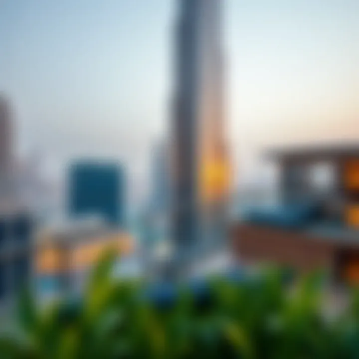 Luxury apartments with a view of Burj Khalifa