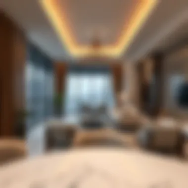 Spacious and stylish apartment interiors in Mai Tower