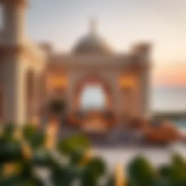 Elegant Majlis Setting by the Sea Elegant Majlis setting by the sea with intricate designs