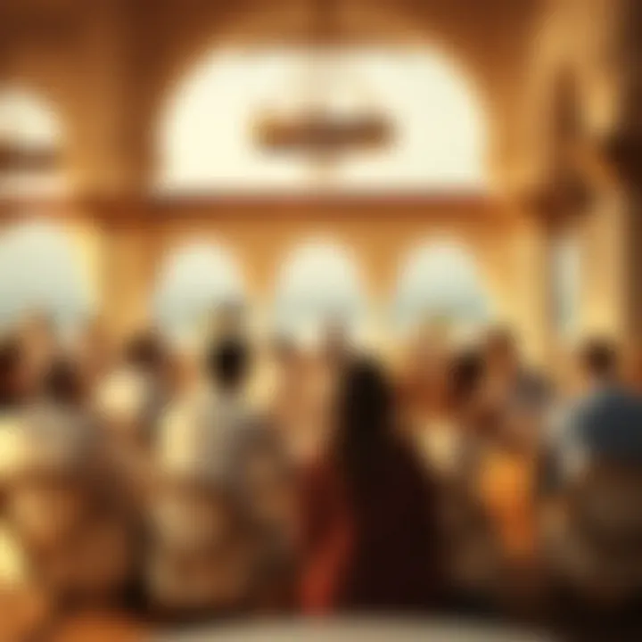 Social Gathering in a Luxurious Majlis Social gathering in a luxurious Majlis setting