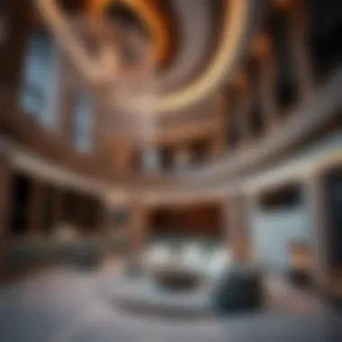 Grand Lobby Experience at Manor Hotel Al Furjan Stunning lobby area showcasing modern design