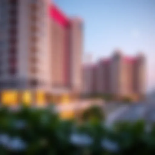 Stunning view of Marina 106 showcasing its architectural elegance