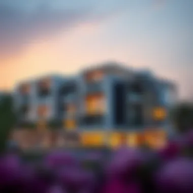 Modern architectural design of Marwa Heights