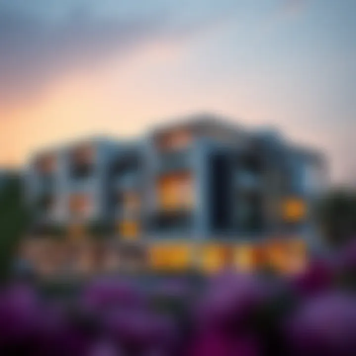 Modern architectural design of Marwa Heights
