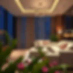 Luxurious interior of a Marwa Heights apartment