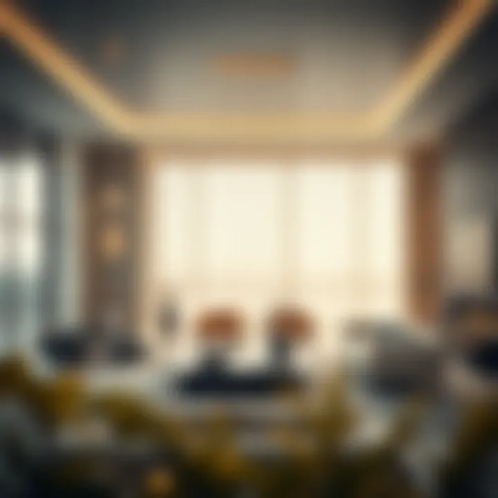 Interior design showcasing opulent living spaces