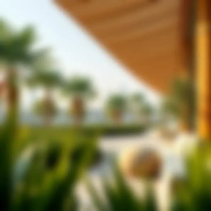 Luxurious seating areas in Mujarrah Park designed for relaxation and leisure