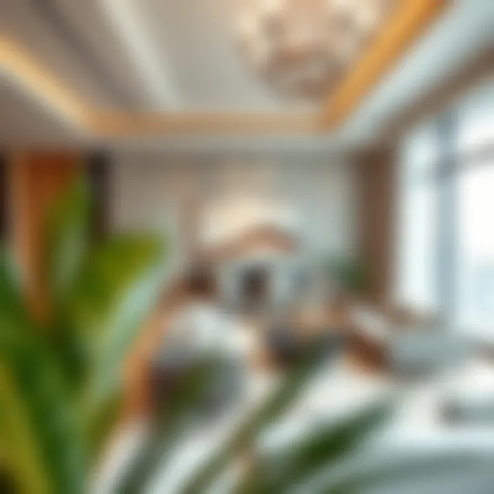 Interior Living Space Luxurious interior of a living space in Nuaimia One Tower