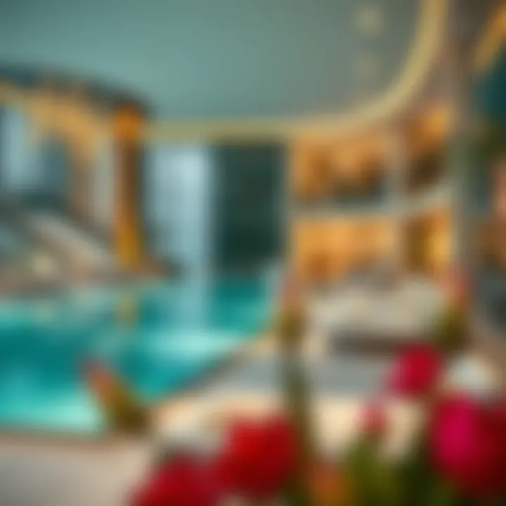 Luxurious amenities within One Mushrif apartments